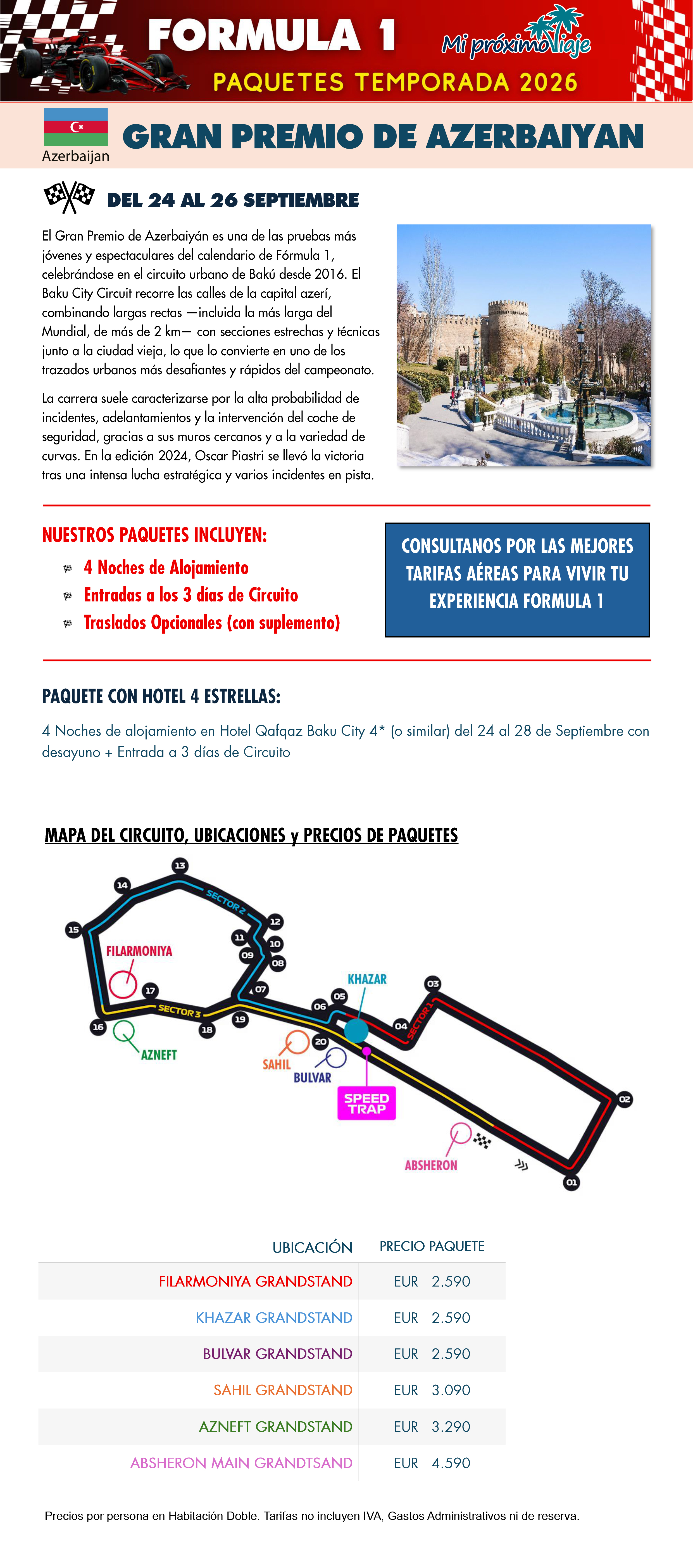 FORMULA 1 GRAN PREMIO DE AZERBAIYAN