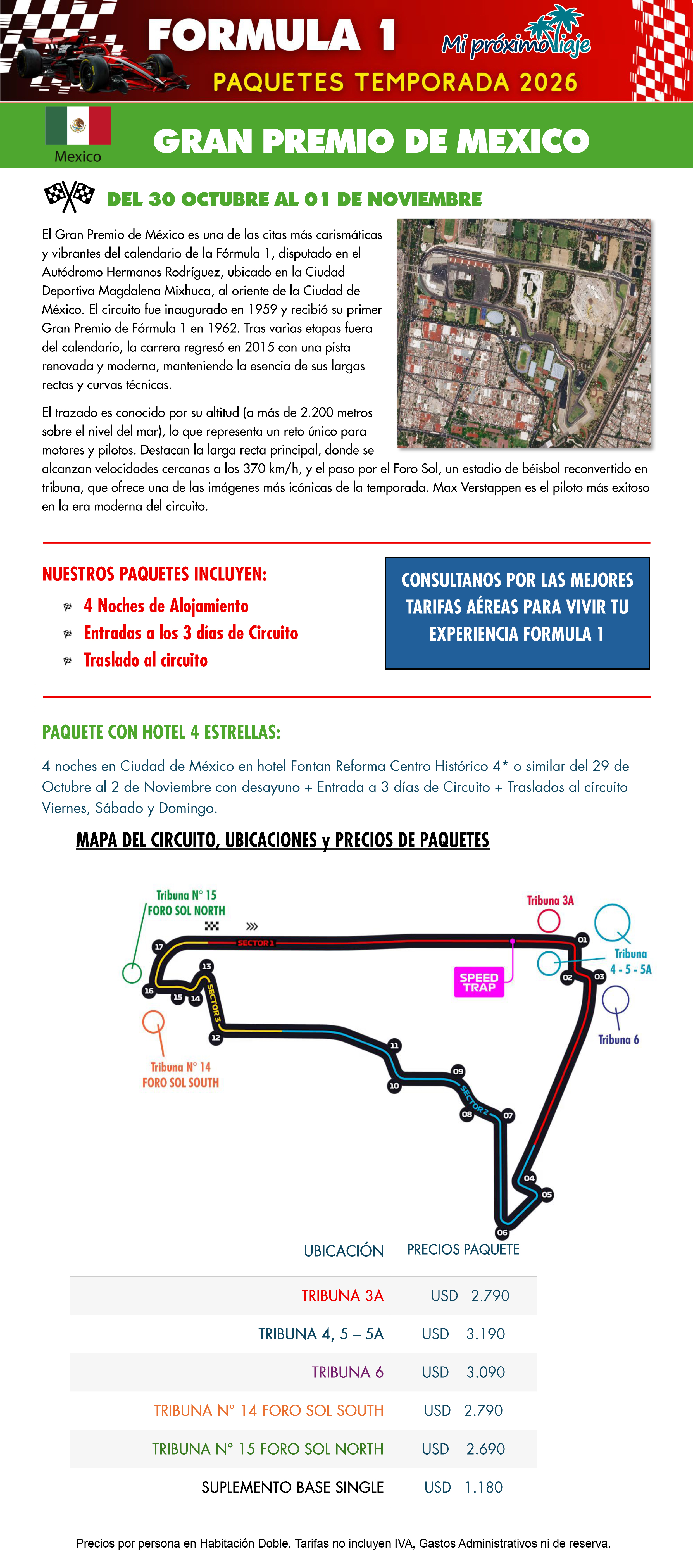 FORMULA 1 GRAN PREMIO DE MEXICO